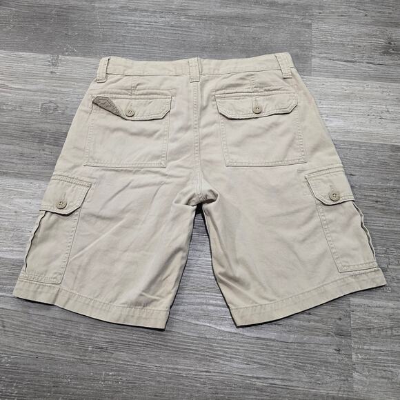 US Polo Assn. Tan Cargo Shorts Men Size 32 100% Cotton Dress Short Slacks - Picture 2 of 6